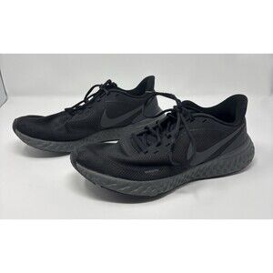 Nike Revolution 5 Shoes Men Size 11 Black Running (BQ3204-001)
